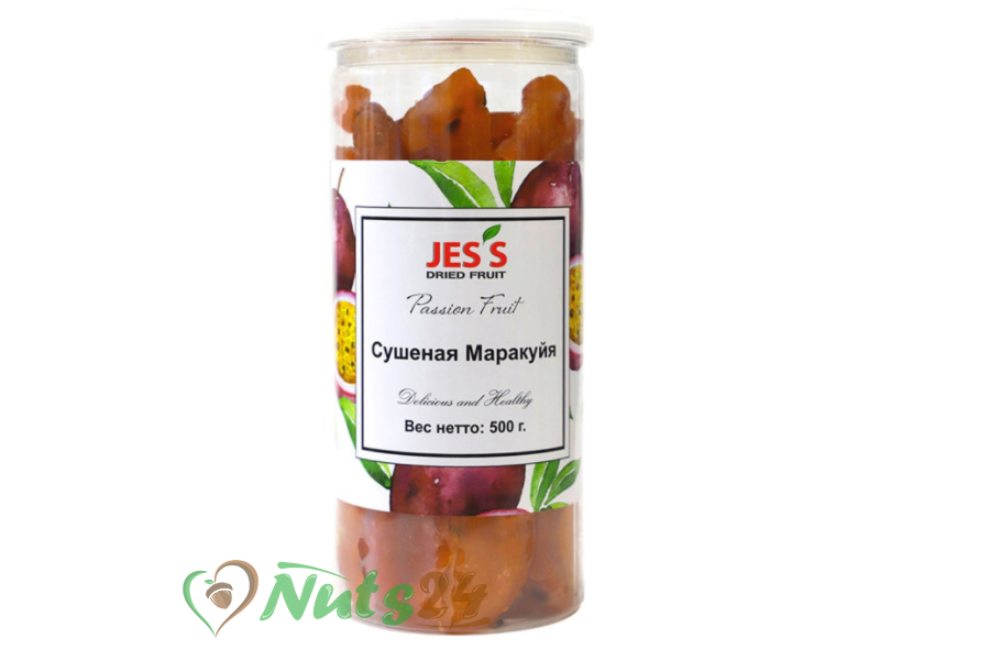 Маракуйя сушёная "Jess" в банке 500 гр
