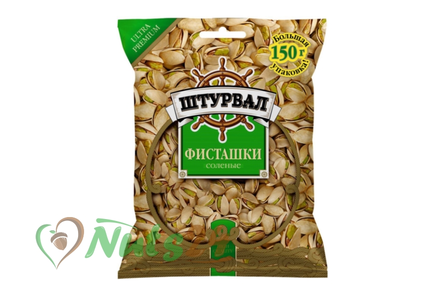 Фисташка жареная соленая "Штурвал" 150 гр